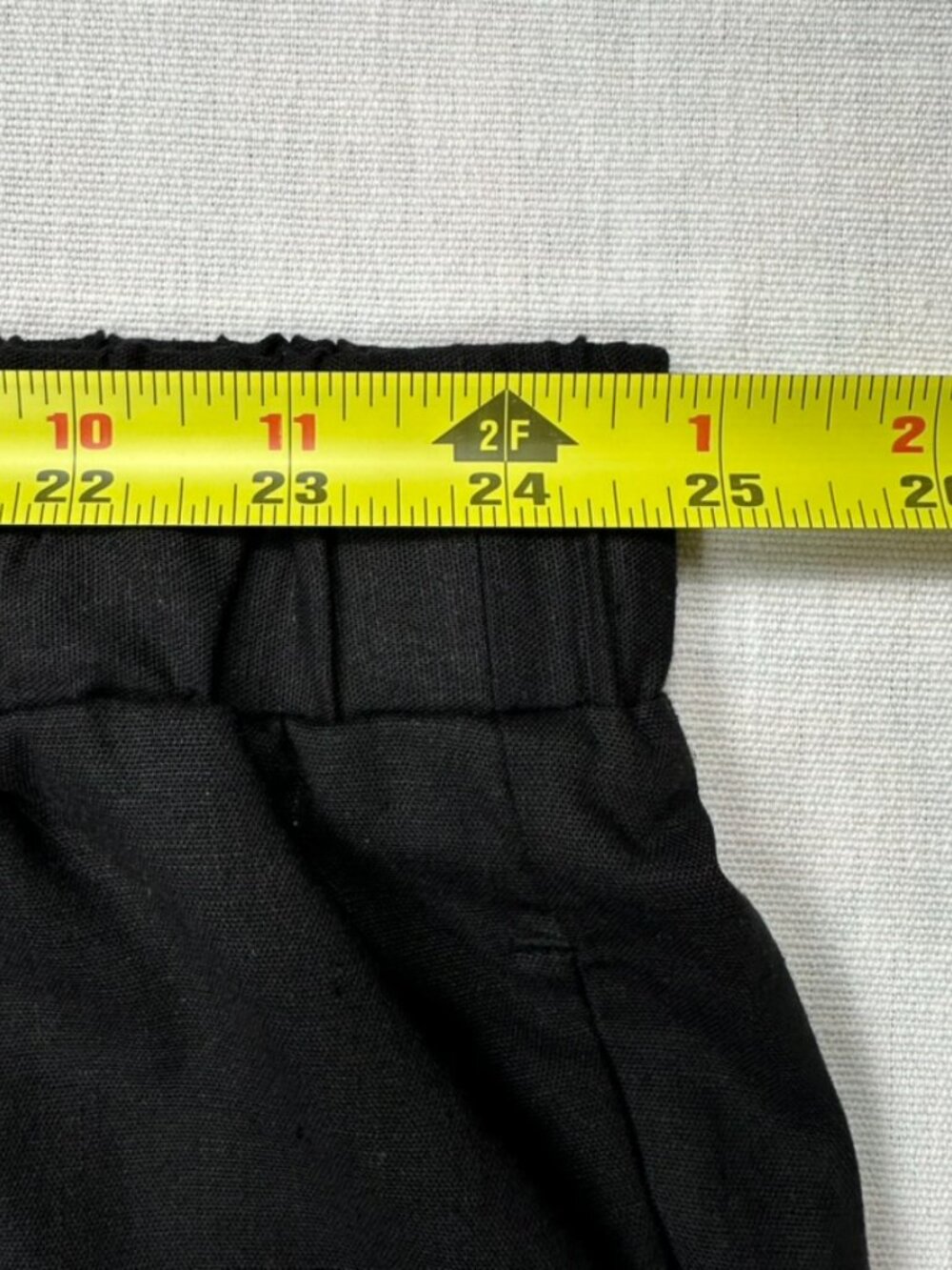 Eloquii Plus Size 26W Rayon Linen Blend Pull On Shorts 31 Black 31-2755-2 NEW - Picture 9 of 10